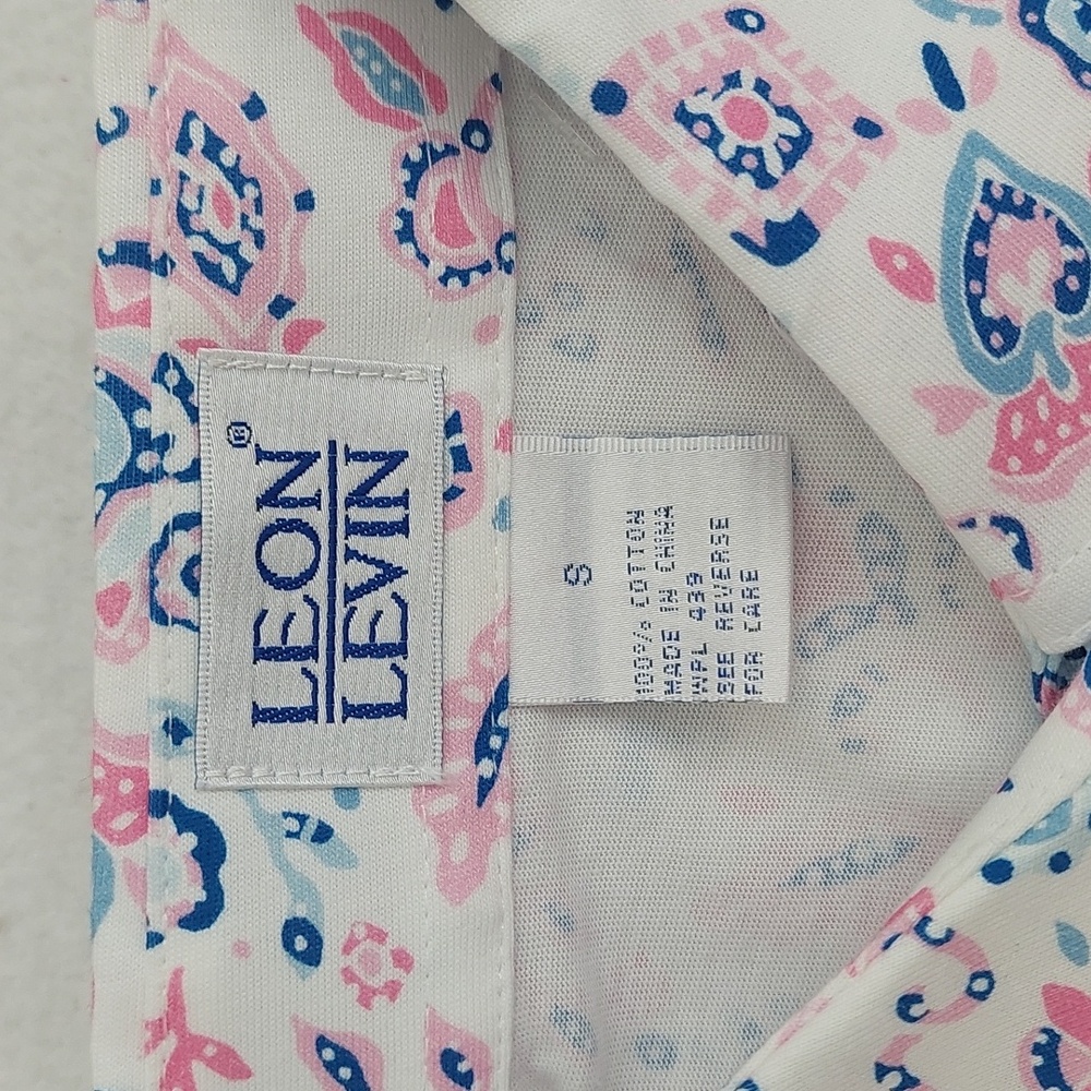 LEON LEVIN Long Sleeve Polo shirt NWT - Picture 3 of 11